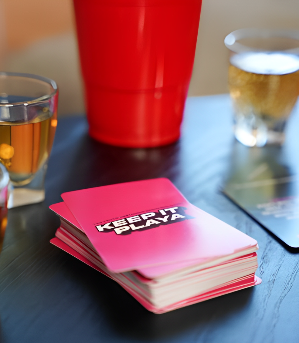 Girls' Night Upgrade: Unleash Laughter with Keep It Playa Drinking Card Game!