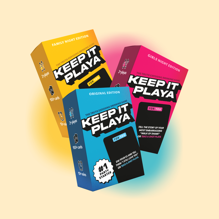 image of all three Keep It Playa games