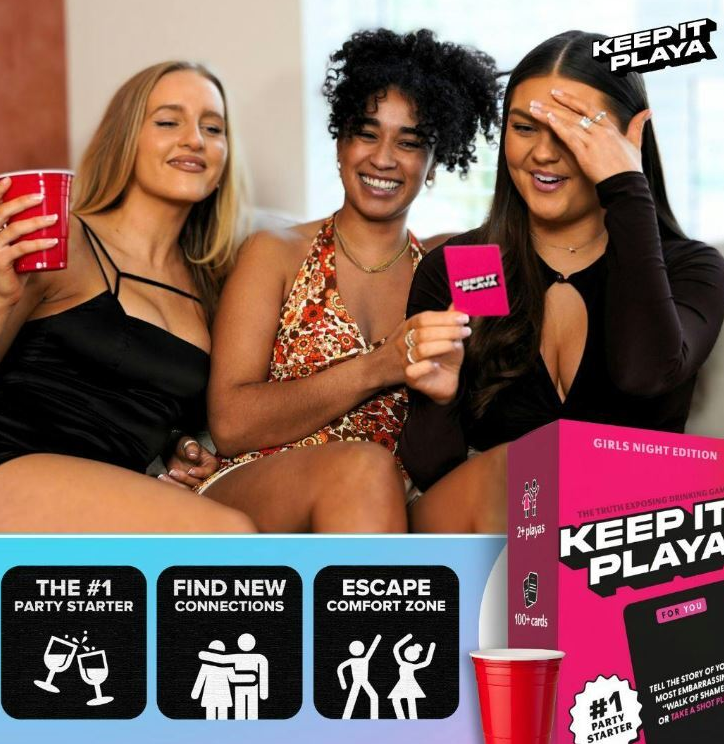 Spice Up Your Recipe Swap with Keep It Playa Drinking Card Game (Girls Night Edition)