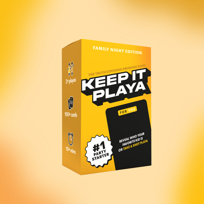 image of Keep It Playa family night edition front of box